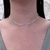 Choker Olho Grego Navete Prata - comprar online