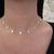 Choker Corações Trabalhados Prata