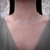 Choker Olho Grego Fundo Branco Prata - comprar online