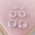 Trio Argolinhas Trabalhadas Prata - comprar online