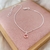 Pulseira Coração Laranja Prata - comprar online