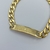 Pulseira Pai Nosso Aço Inoxidável Dourada