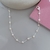 Pulseira Mini Pérolas Prata