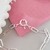 Pulseira Trevo Rosa e Coração Prata - comprar online