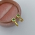 Brinco com Zircônia Verde Água Ouro - comprar online