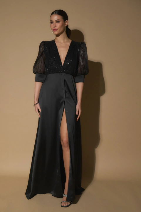 VESTIDO CHER (Negro) - comprar online