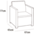 Keter Carolina Lounge Set Sillón, Sillas, Mesa De Exterior en internet