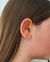 Argollitas Rombo micropave - comprar online