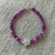 Pulsera cristales y estrellita