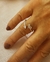 Anillo laminado Corazon y flecha