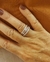Anillo tres anillos cubic circulares - comprar online