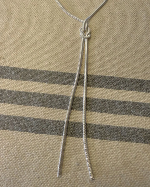 Cadena Corbatero Plano Acero