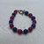 Pulsera azul y rojo