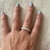 Anillo Cristales de plata - comprar online