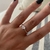 Anillo Corazon cubic
