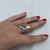Anillo Autóctono piedra rodocrosita - comprar online