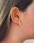 Argollas Cubic espiga - comprar online