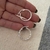 Argollas espejadas finas grandes