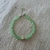 Pulsera Cristal Verde Agua