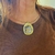 Gargantilla bronce con agata
