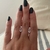 Aros ganchito con micropave