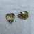 Aros Monstera bronce - comprar online