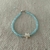 Pulsera cristales celestes y estrella nácar - comprar online