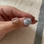 Argollitas cuadradas con cubic acero