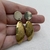 Aros Cóncavo bronce y alpaca
