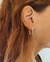 Argollas cuadradas infladas
