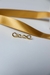 Brinco banhado a ouro símbolo infinito