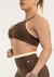 Conjunto Legging e Top Double Face Coffe - LifeLine Fitness