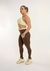 Conjunto 3 Peças - Legging, Shorts e Top Double Face Coffee - comprar online
