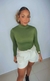 Blusa suede gola alta na internet