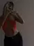 Top con arandela morley Coral - tienda online