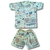 Pijama Infantil Menino Verão Tamanho 4 ao 8