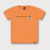 Camiseta infantil masculina laranja com estampa de Brooklyn e logo