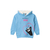 Conjunto Infantil Menina Panda Azul Claro Tam 6 ao 12 na internet