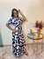 Vestido Feminino Bia Longo Moda Evangélica Estampado