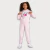 Moletom Infantil Menina Hello Kitty Blusa C/ Capuz E Calça 4 ao 12