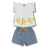 Conjunto Infantil Menina Limãozinho Fresco Tam 4 ao 12 - comprar online