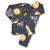 Pijama infantil masculino de inverno, com estampa de foguetes e planetas, tamanho 4 a 8 anos.
