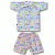 Pijama Infantil Verão Mafessoni Tam 10 ao 14 Camiseta e Shorts Feminino 100% Algodão