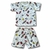 Pijama Infantil Menino Verão Tamanho 1 ao 3 - comprar online