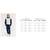 Conjunto Infantil Menino Listrado Azul Marinho Tam 10 ao 14