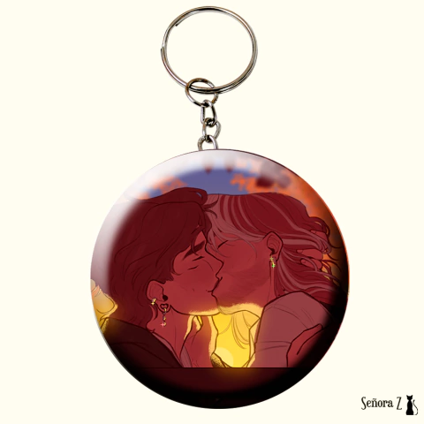 Especial 16 de junio Roier y Cellbit besito - Chaveiro - comprar online