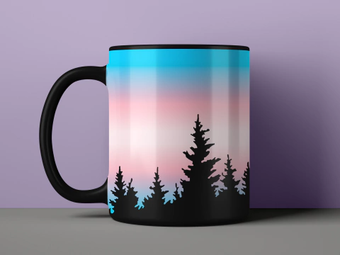 Sunset Glow trans - Caneca - comprar online