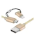 Baseus Antila Series MFI Dual-Port Cable Luxury Gold - comprar online