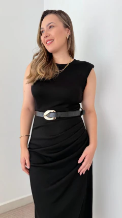 VESTIDO COM OMBREIRA - SegundaPeleLoja