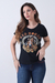 T-SHIRT FEMININA ESTAMPADA RED HORSE - PRETO - REF121 na internet